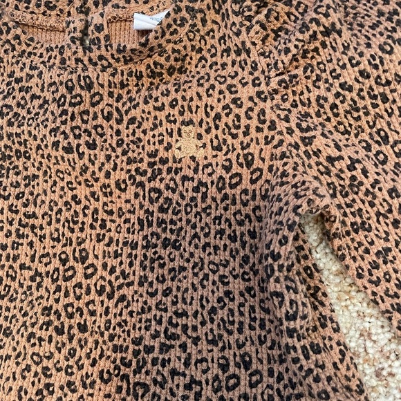 BABY GAP 6-12 mos LEOPARD MATCHING SET 100% cotton - Picture 2 of 6